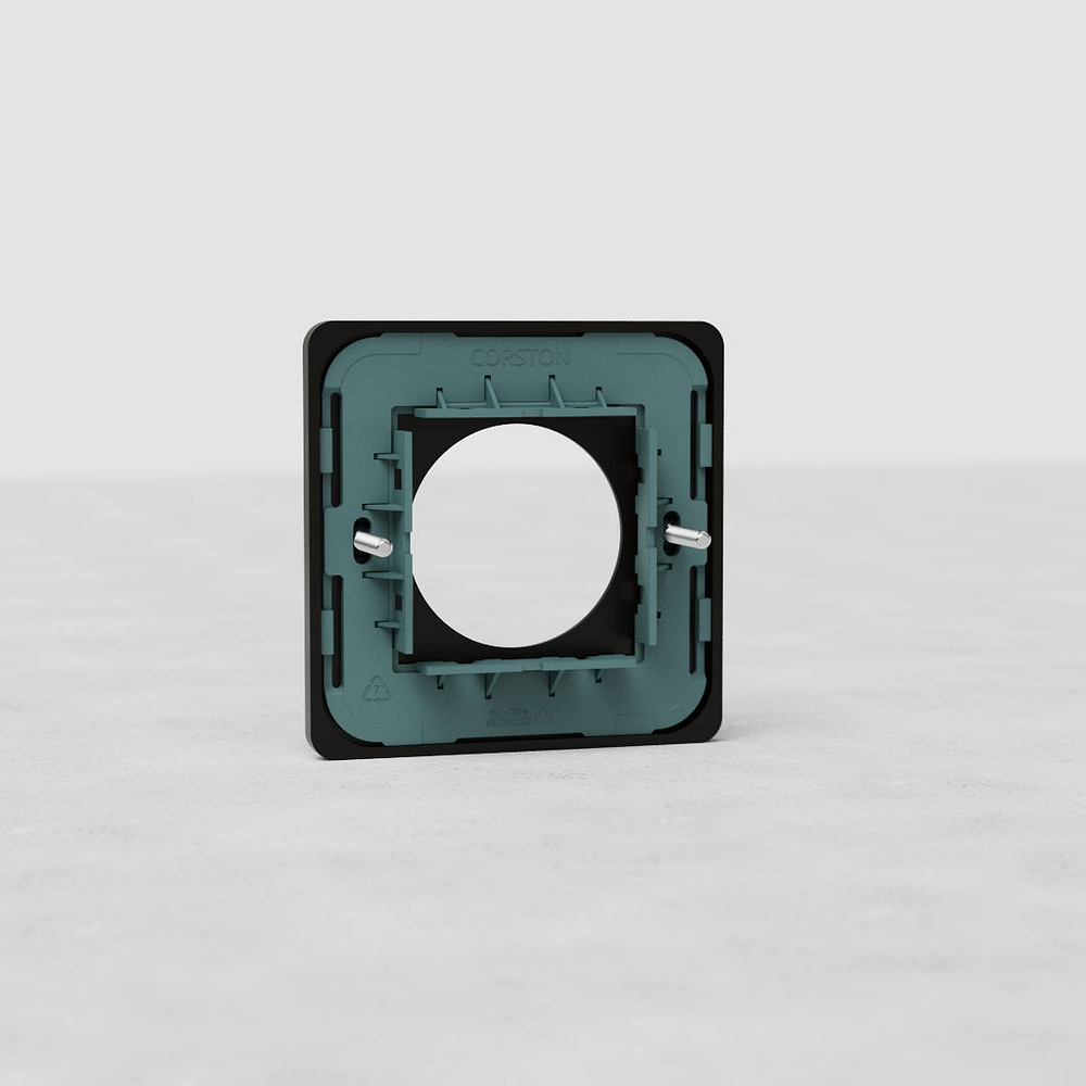 Grove Single Socket Plate - Bronze
