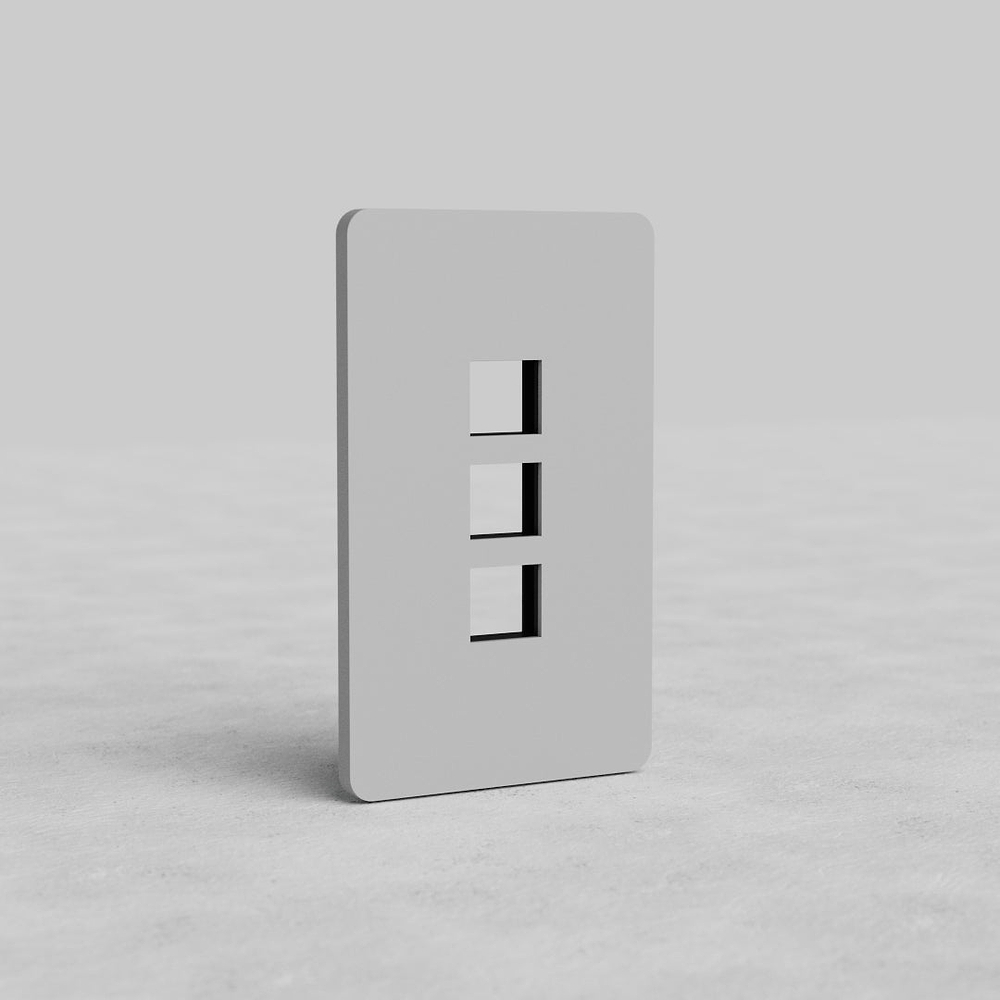 Grove 1G 3x Keystone Plate US – Paintable