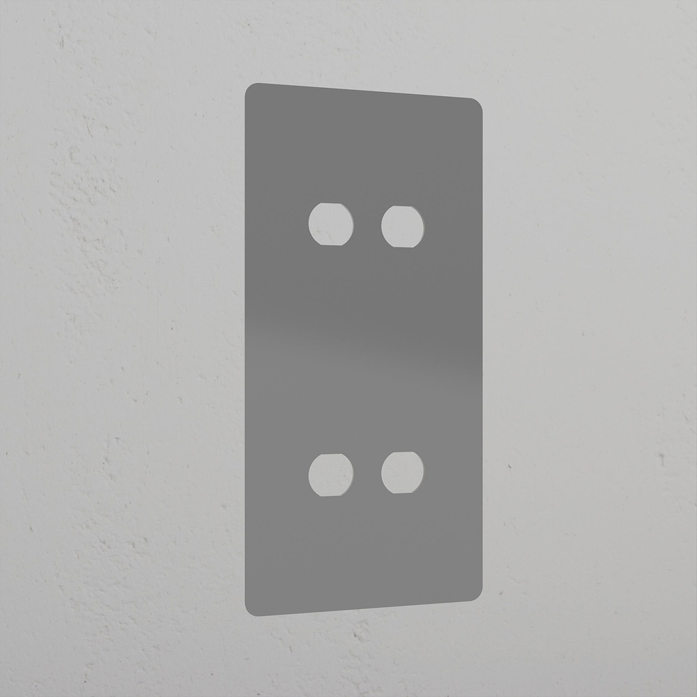 4G Vertical Switch Plate - Paintable