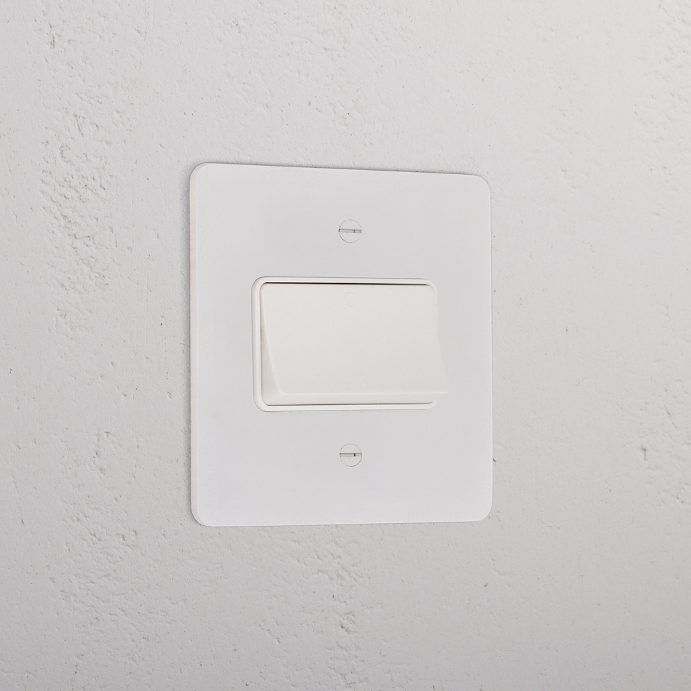 Single Fan Isolator Switch - Paintable | White