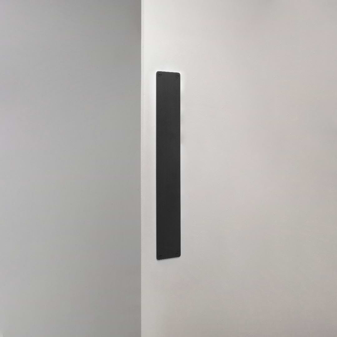 Harper Push Plate 400mm - Bronze
