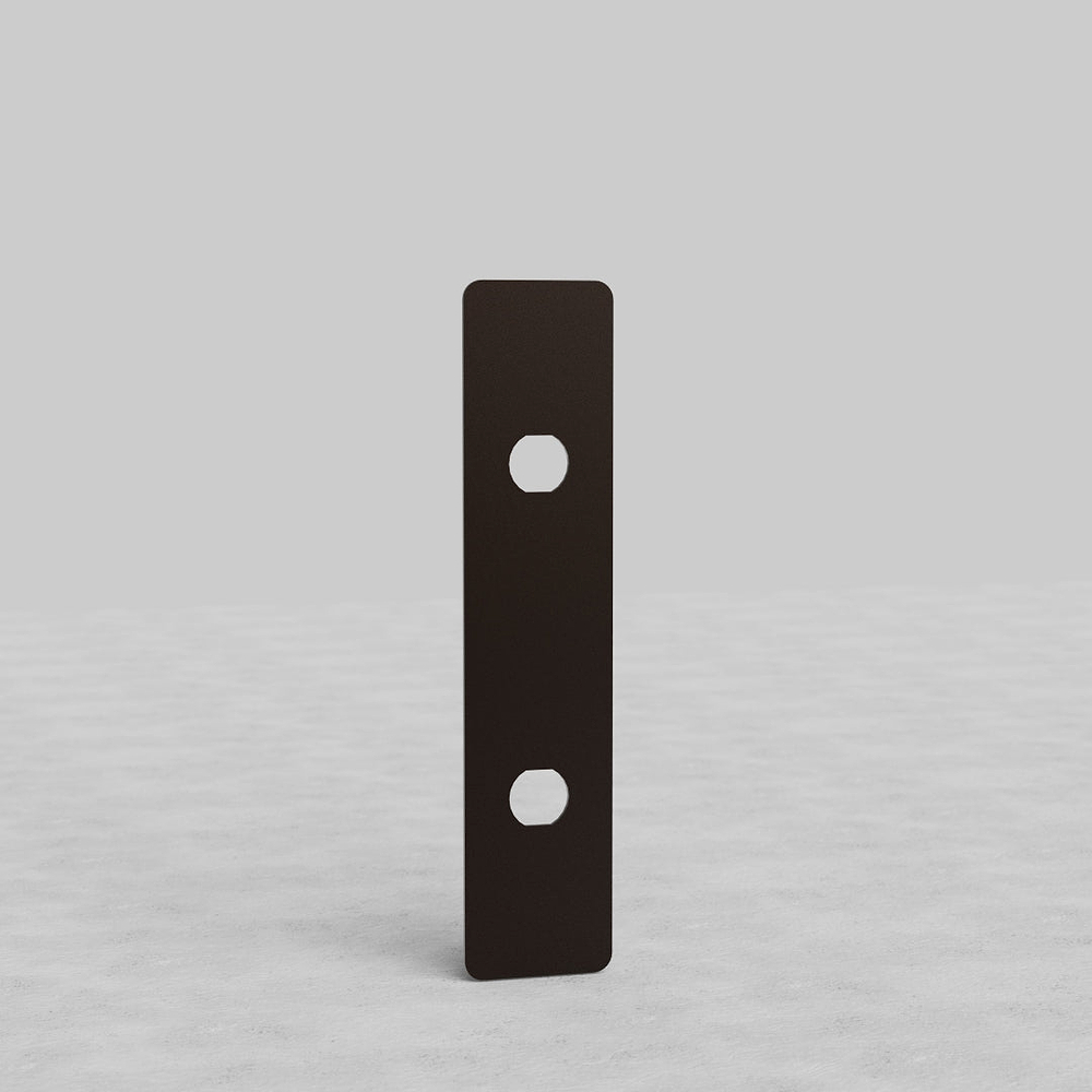 2G Vertical Architrave Switch Front Plate – Bronze