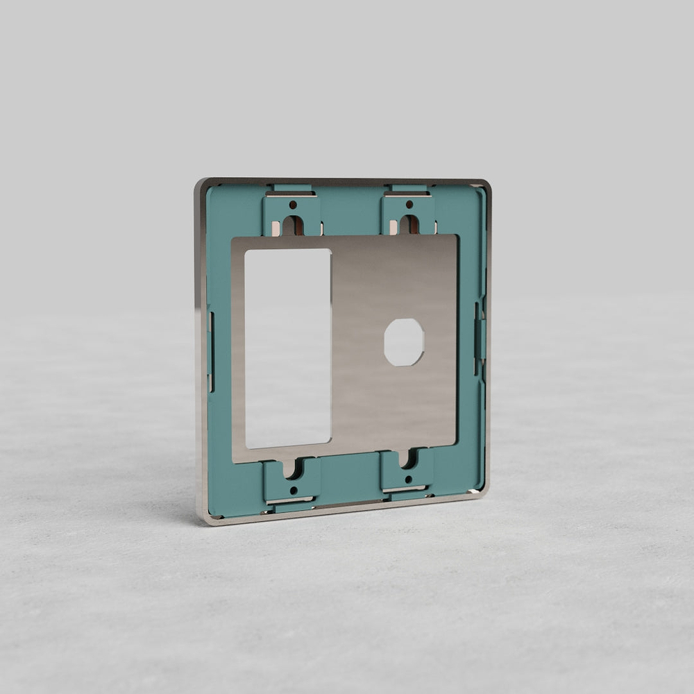 Grove 2G Switch & Outlet Plate - Polished Nickel