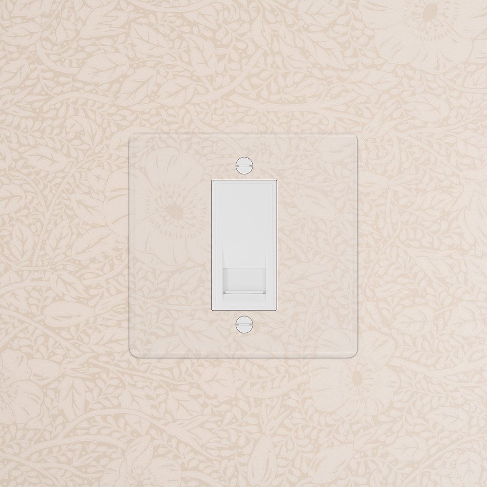 Single BT Slave Socket - Clear | White