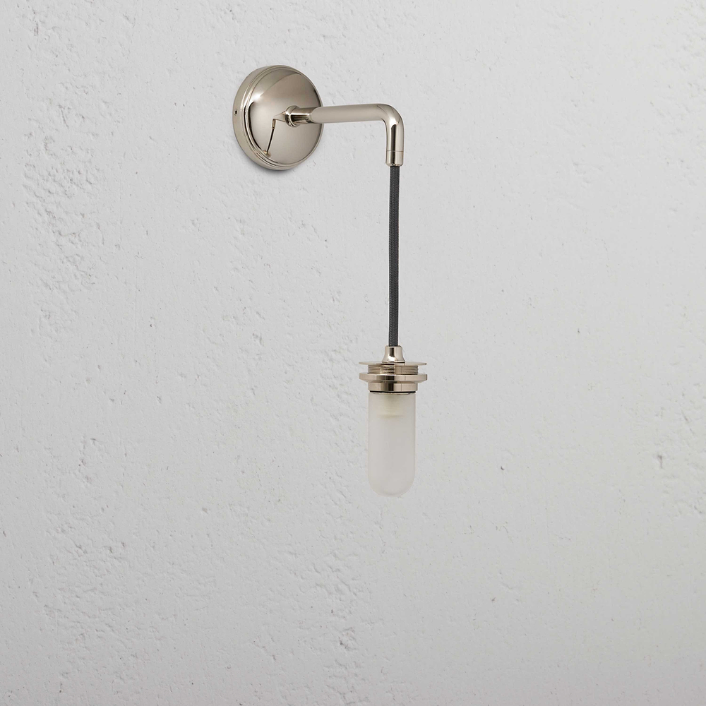 Claremont Small Hanging Wall Light Body – Polished Nickel