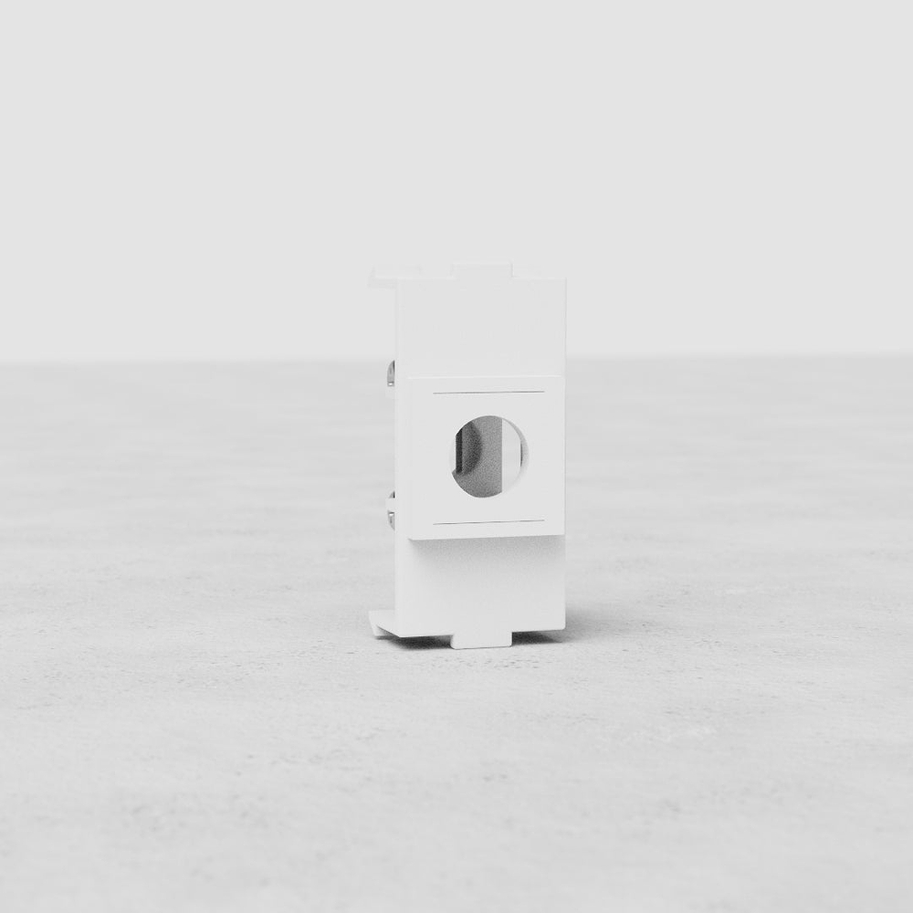 Frutto Keystone Uscita Cavo – Bianco
