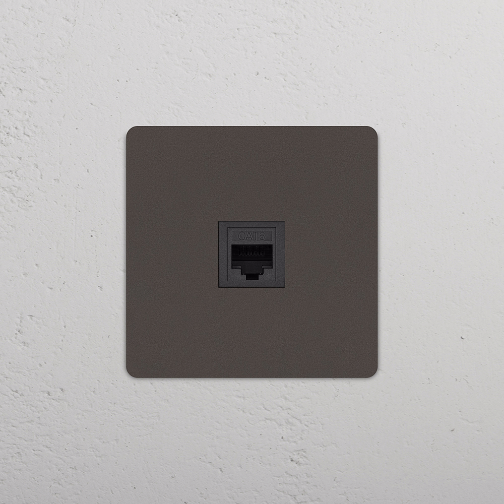 Grove Single RJ45 Socket - Bronze | Black