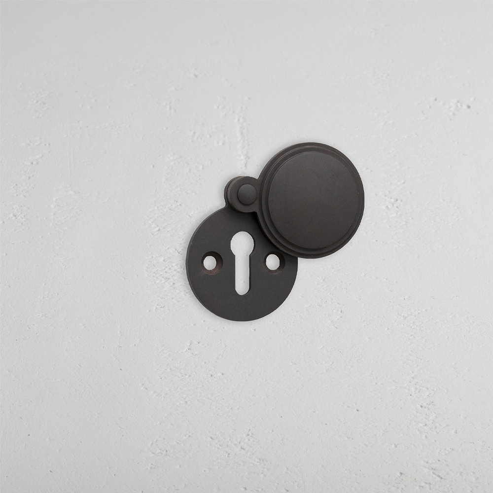 Warwick Covered Key Escutcheon – Bronze