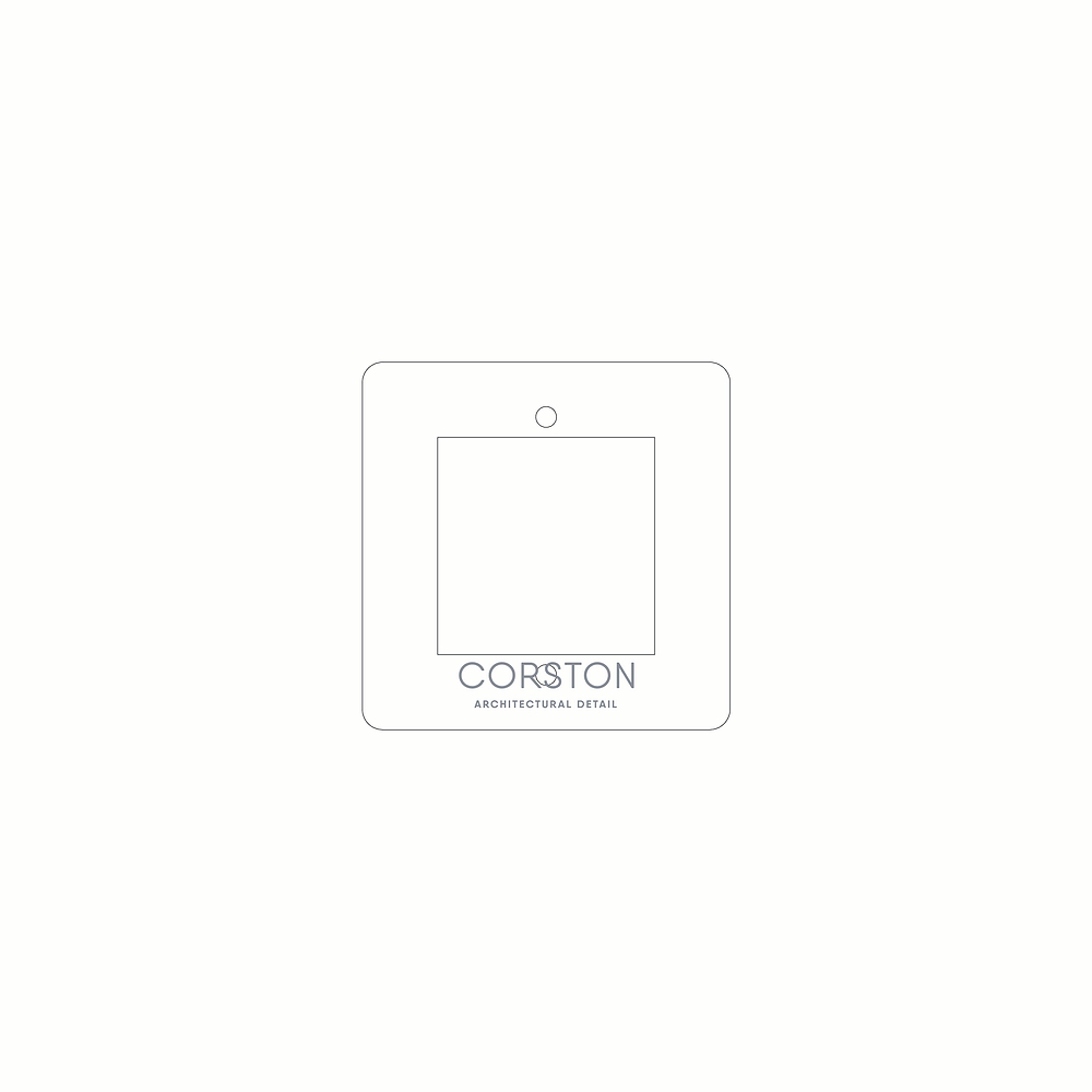 1G Euro Module Front Plate Paper Template