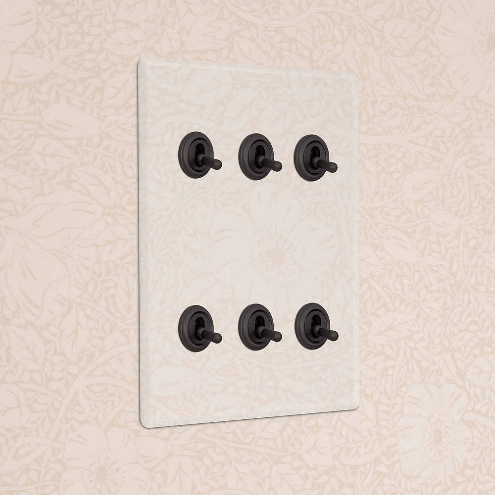 6G Two Way Toggle Switch - Clear Bronze
