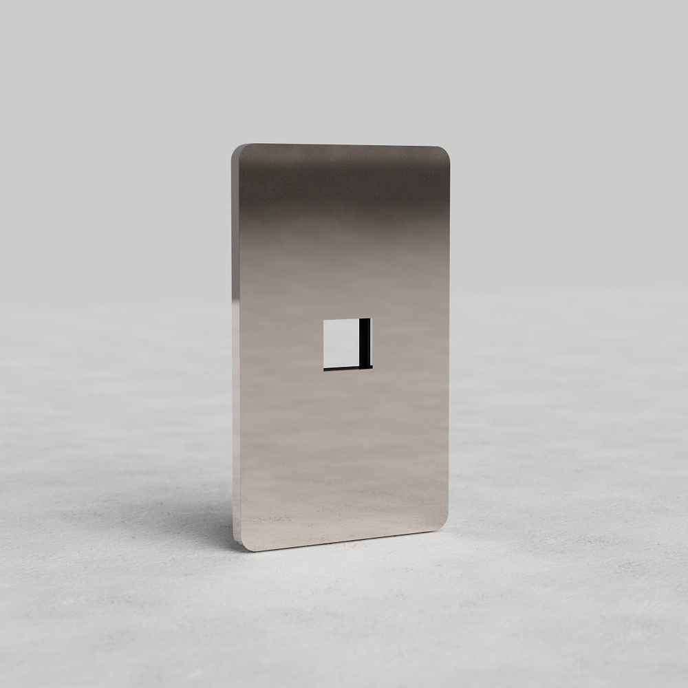 Grove 1G Keystone Plate - Polished Nickel