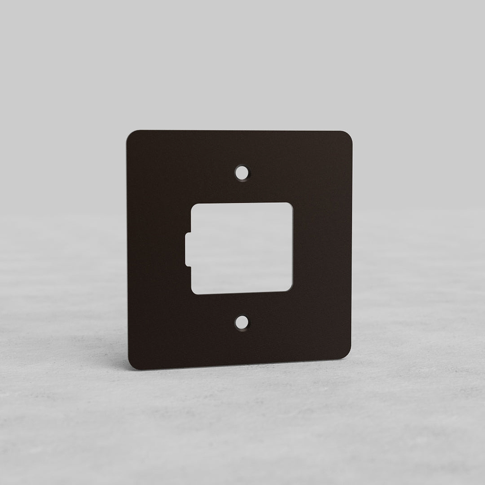 Switched Fused Spur FCU Front Plate – Bronze
