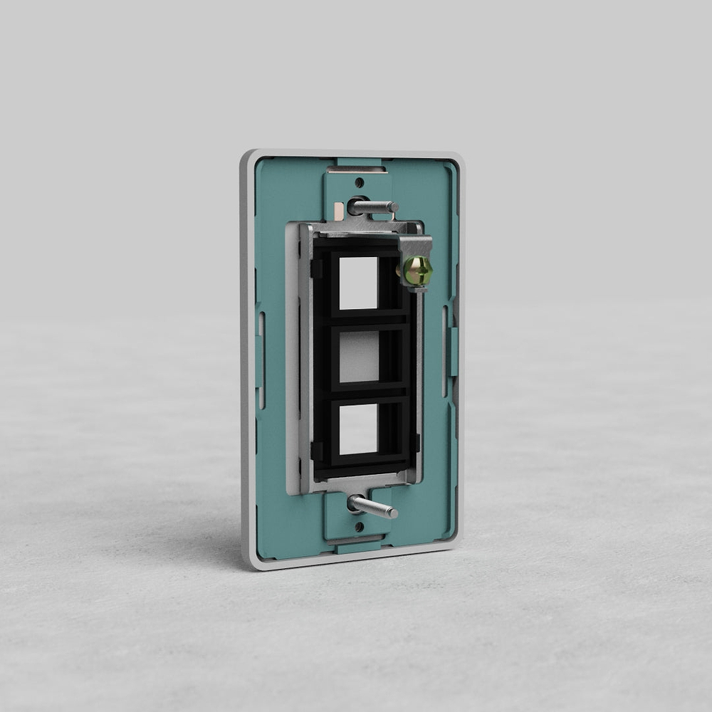 Grove 1G 2x Keystone Plate US – Paintable
