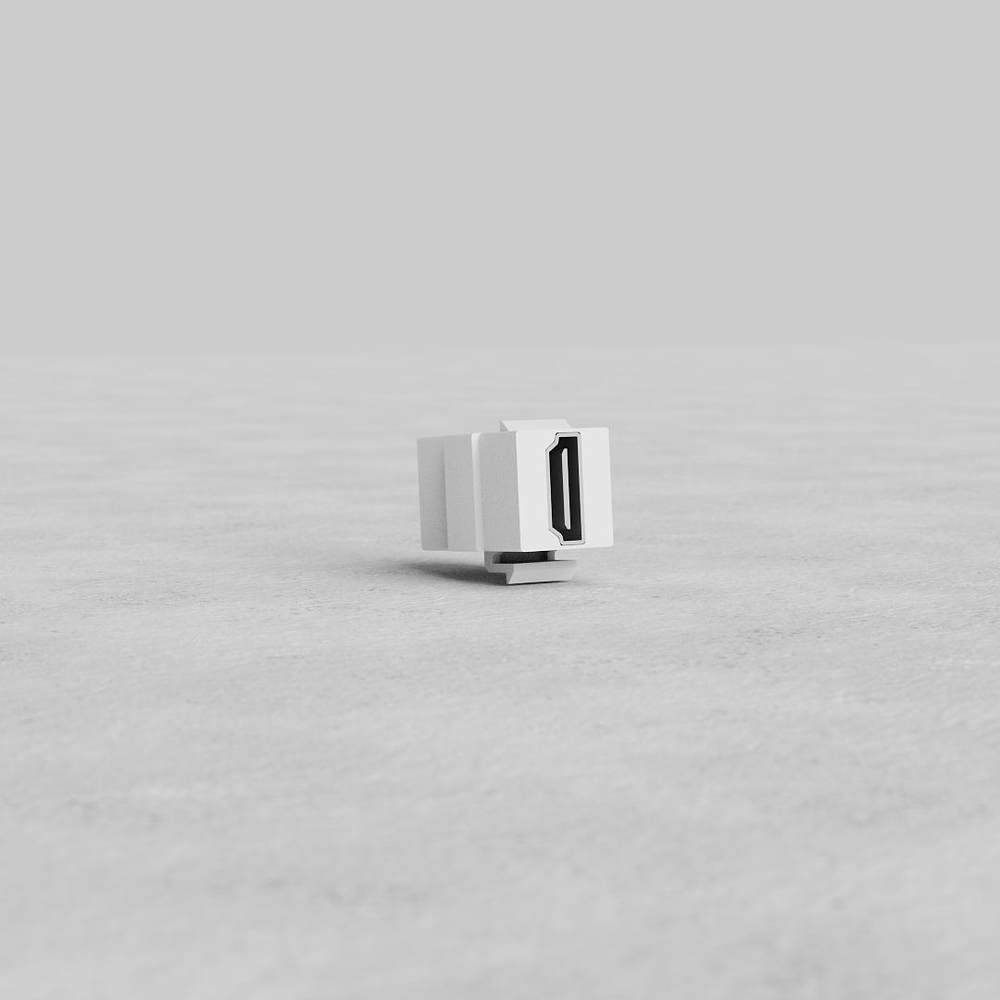 HDMI Keystone Module - White