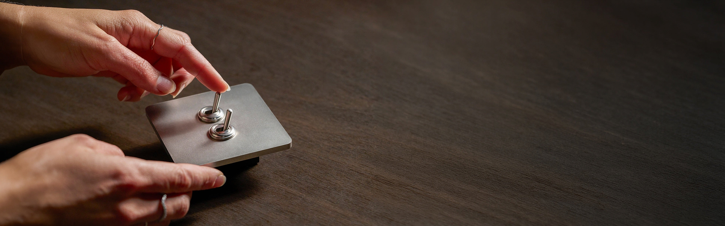 Grove – satin nickel switches & sockets