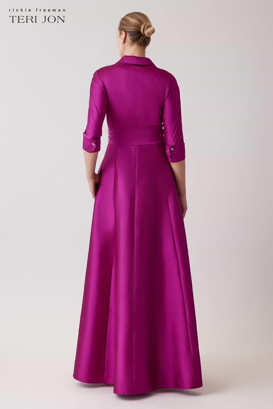 Taffeta Shirt Waist Gown