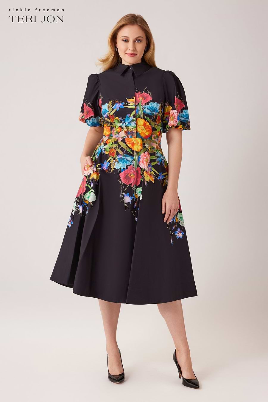 Black Multi  plus size image
