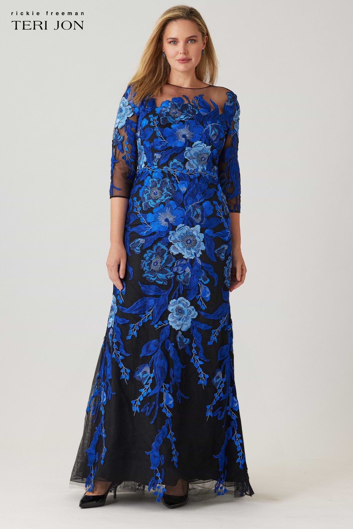 Plus Size Image Blue Multi