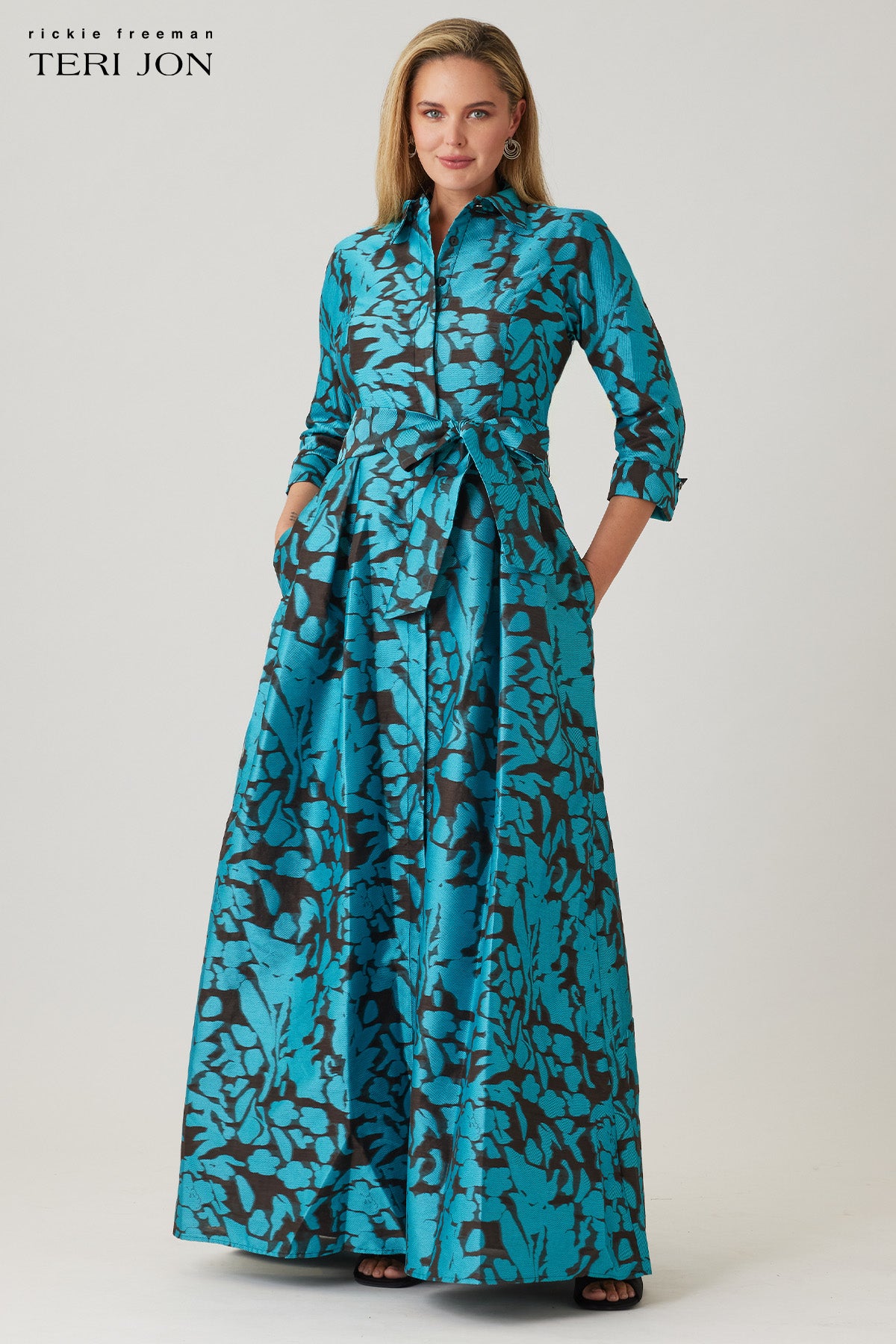 Plus Size Image Turquoise Black