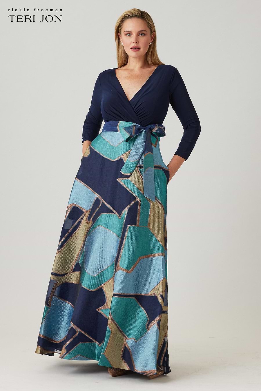 Plus Size Image Navy Multi