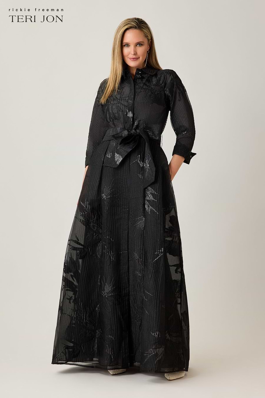 Black Grey Plus Size Image