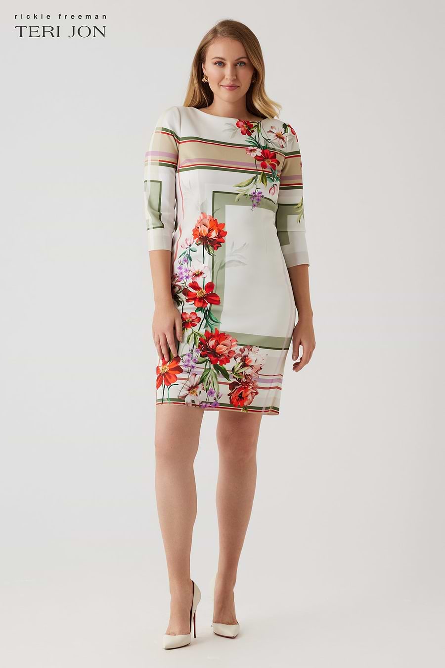 Plus Size Image White Multi