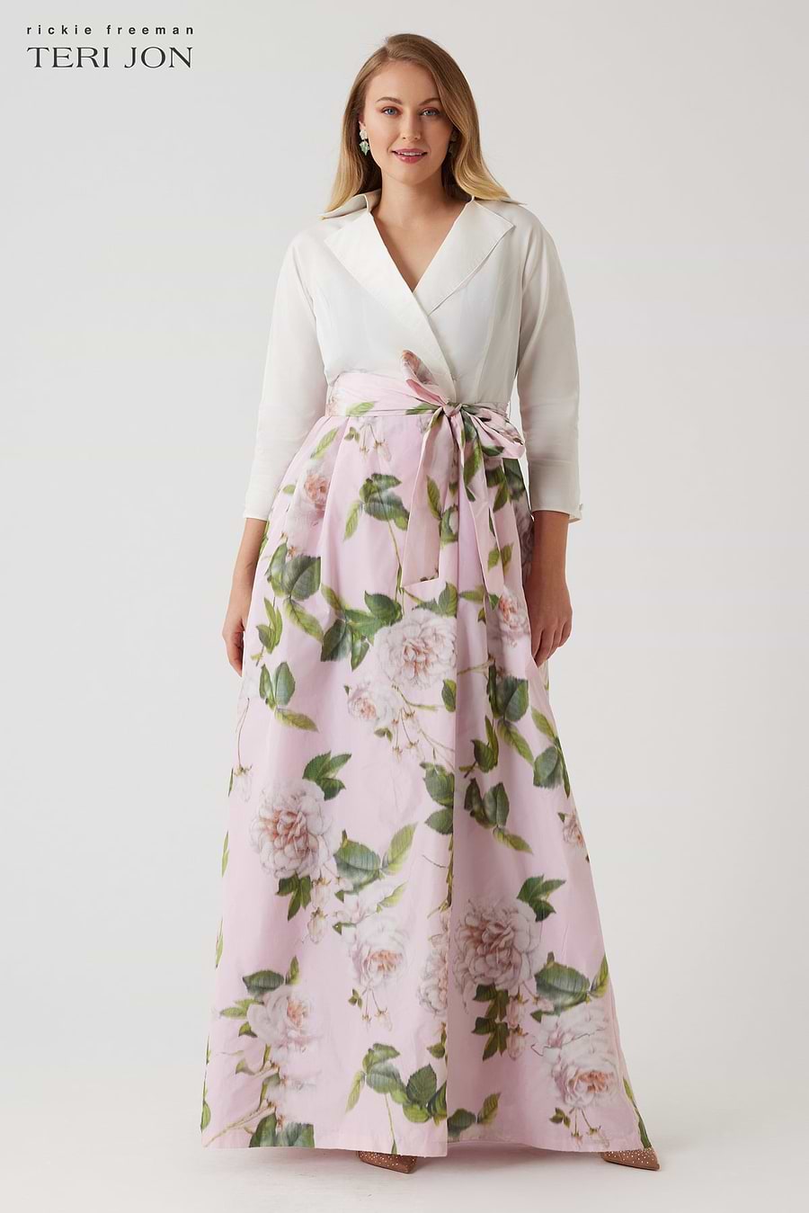 Plus Size Image Color_White Multi