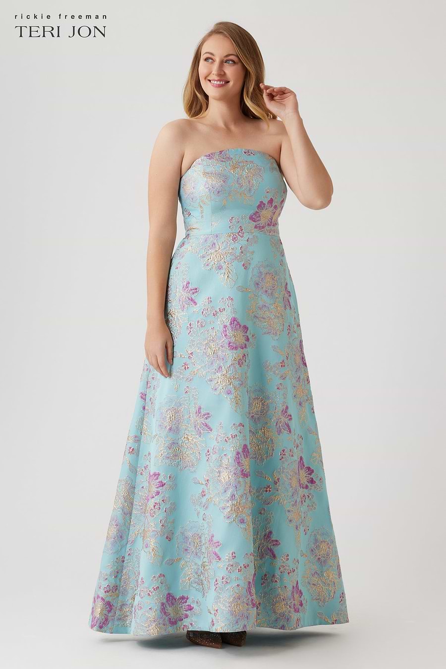 Plus Size Image Light Blue Multi