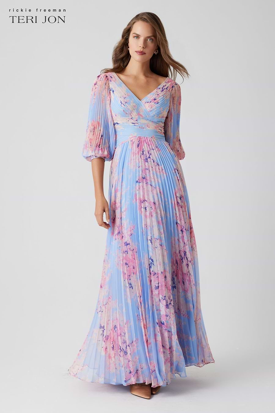 chiffon v neck dress SLEEVELESS SILK SATIN HAND PLEATING COCKTAIL 8 garden parties HEARBOBO Vintage Greek Style Chiffon