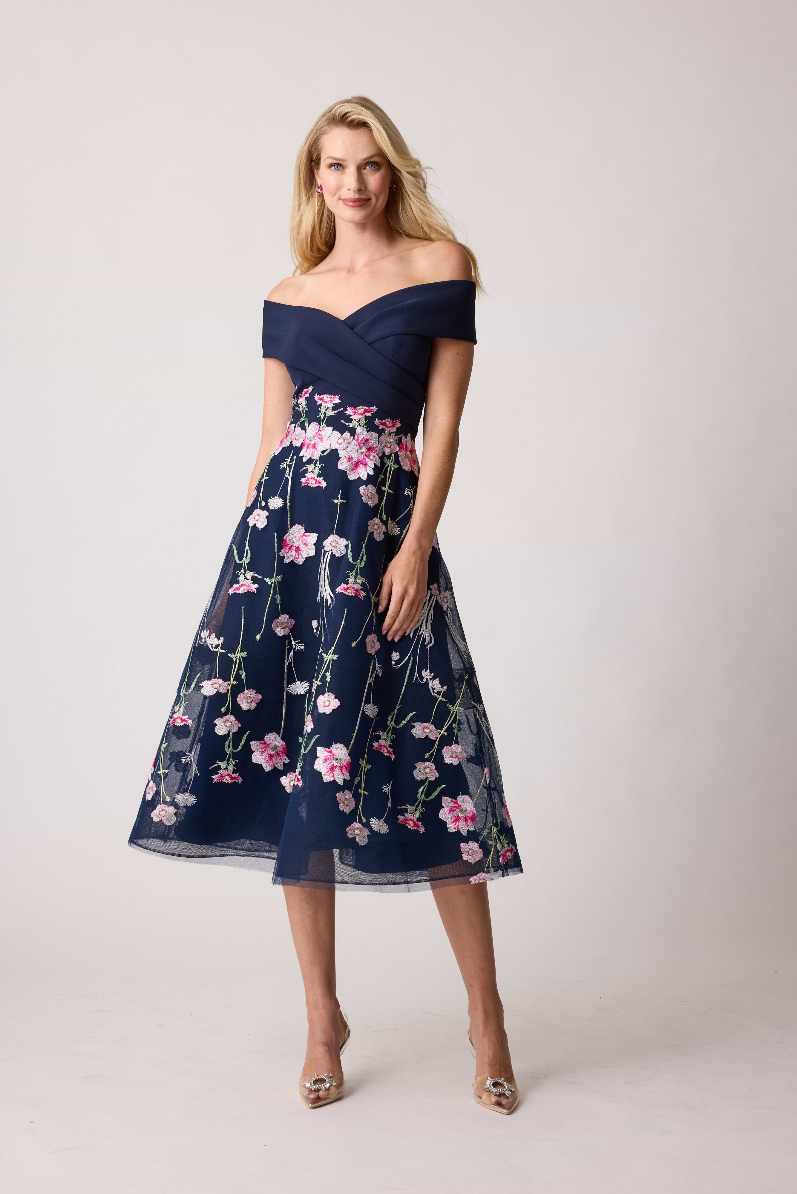 dresses that flare at the bottom CARMEL fit and 55% Cotton what accessories to wear with