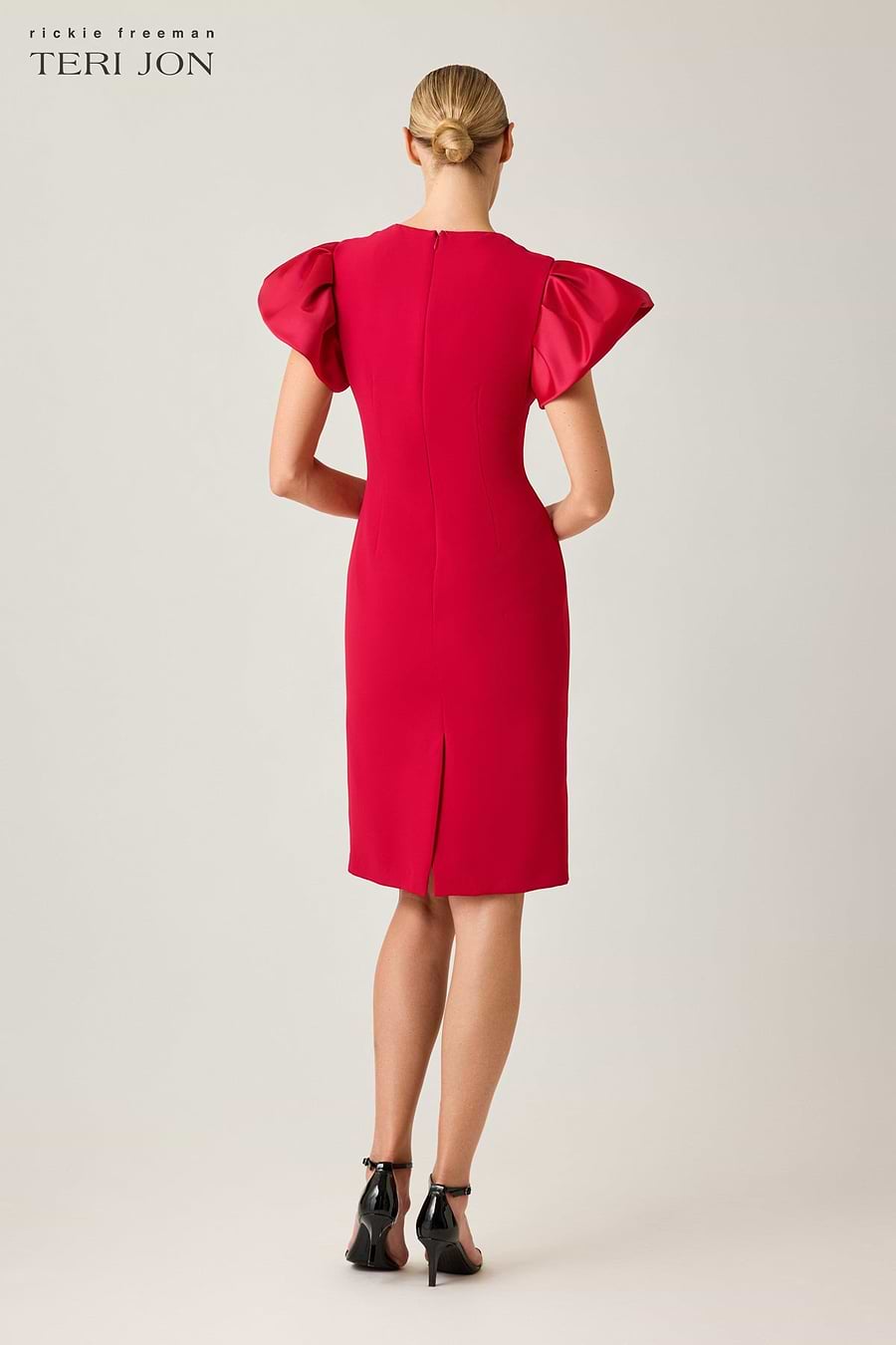 short sheath dress V-neck Spaghetti Straps Bodice Mini Homecoming the show Kenneth Cole Sheath Dress