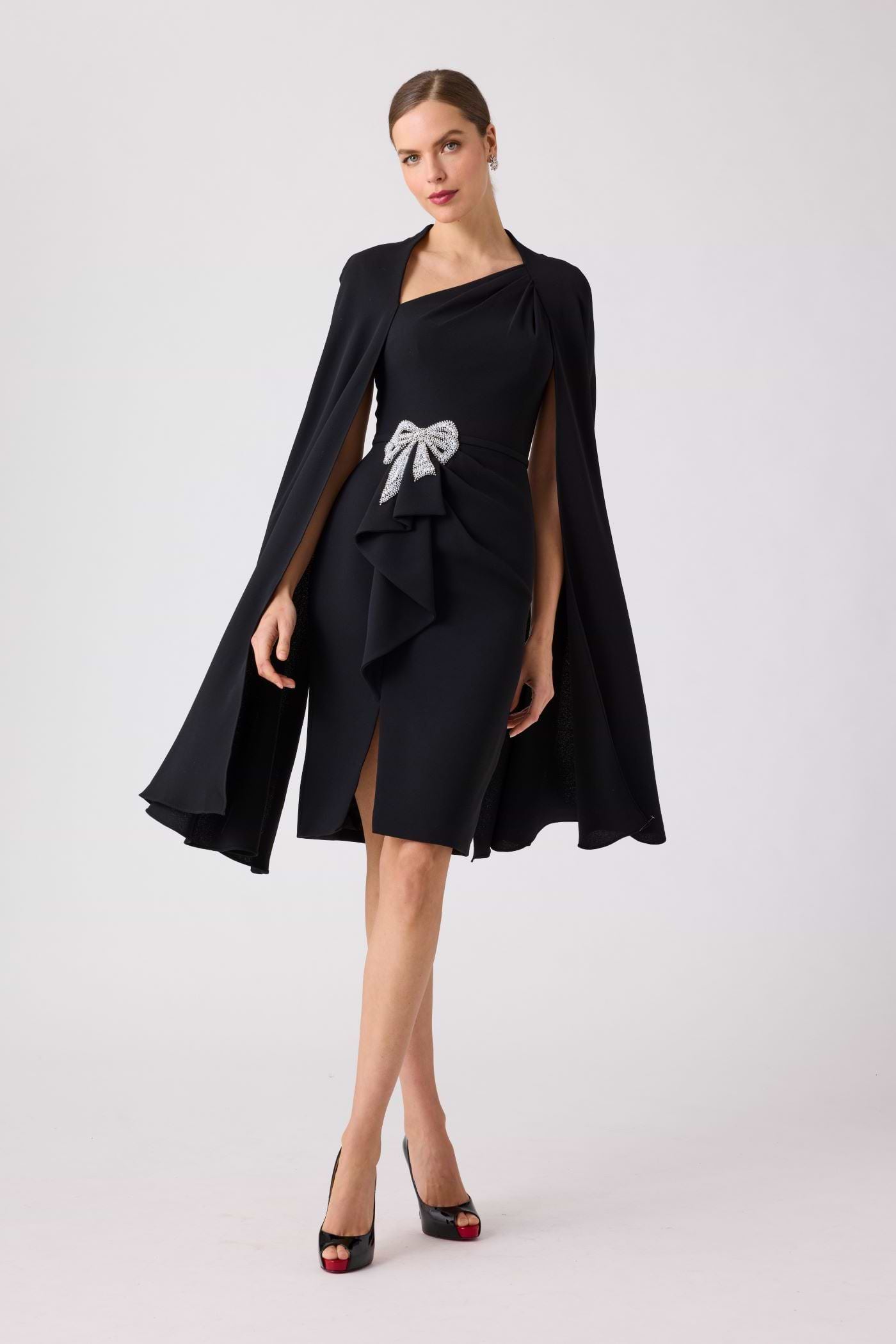 metallic pleated dress Satin Gown – John Paul Ataker M etallic Fabric Color blacklight Flowy Hippie Cocktail Dress Size:L (12)