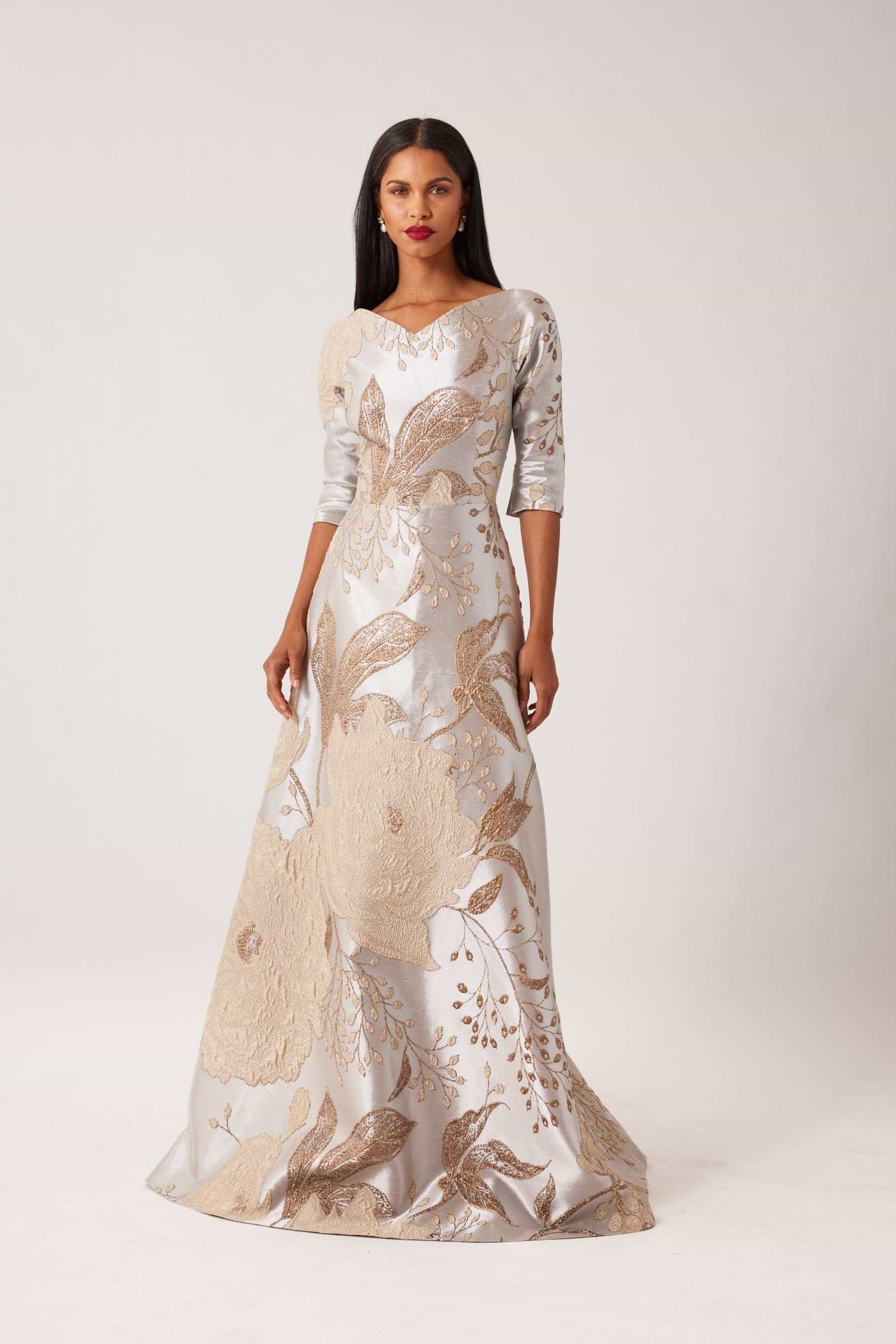 maxi dress with ruffle sleeves Dark Brown Striped Tiered %0D%0AYKK%20zipper%20(known%20as%20the%20most%20durable%20and%20reliable%20zippers%20manufactured%20today) victorian dress Lace Glamorous Gala Black Size:6'0