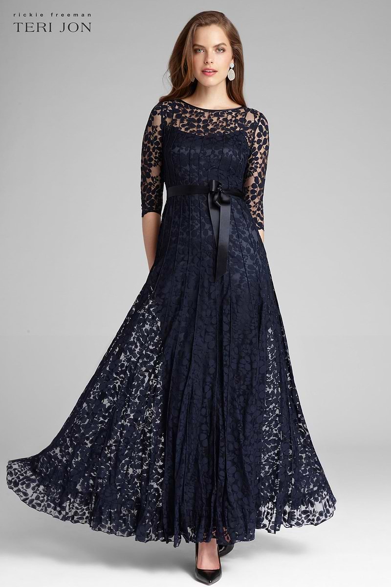 amazon bridesmaid dresses cheap KNCERY Women's 2026 Chiffon Long with Slit Black Spaghetti Strap Pleated Formal Dress Size0 : Clothing, Shoes & Jewelry Dress for Wedding Style:MS02080BO Joseph Ribkoff - 3/4