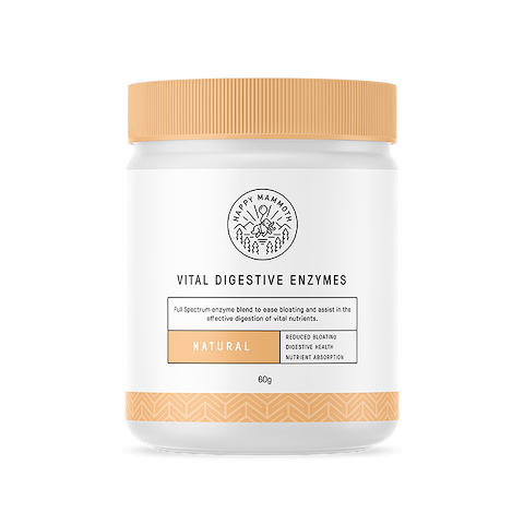 Vital Digestive Enzymes by Happy Mammoth to help with bloating