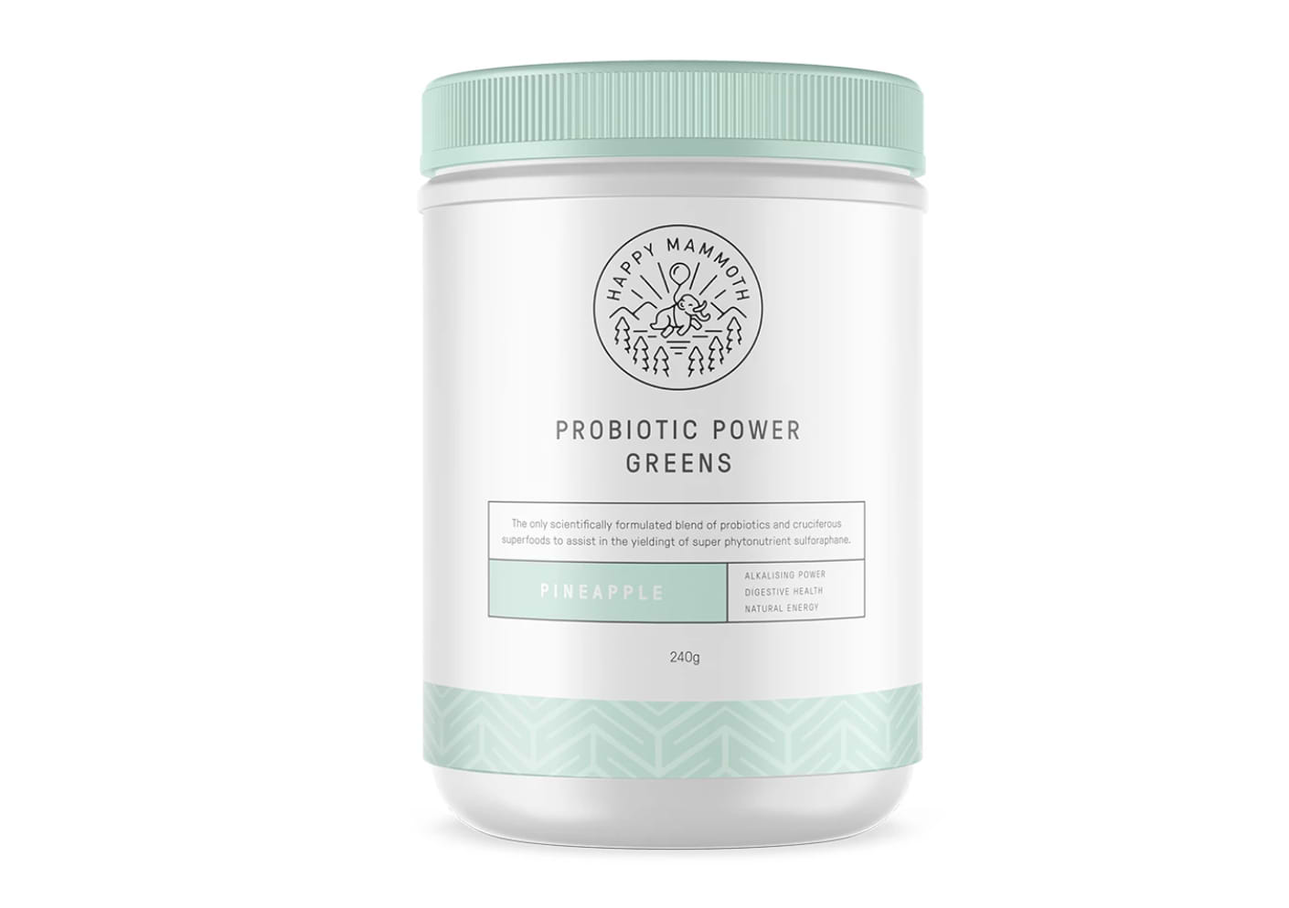 Menopause supplements: Happy Mammoth Probiotic Power Greens