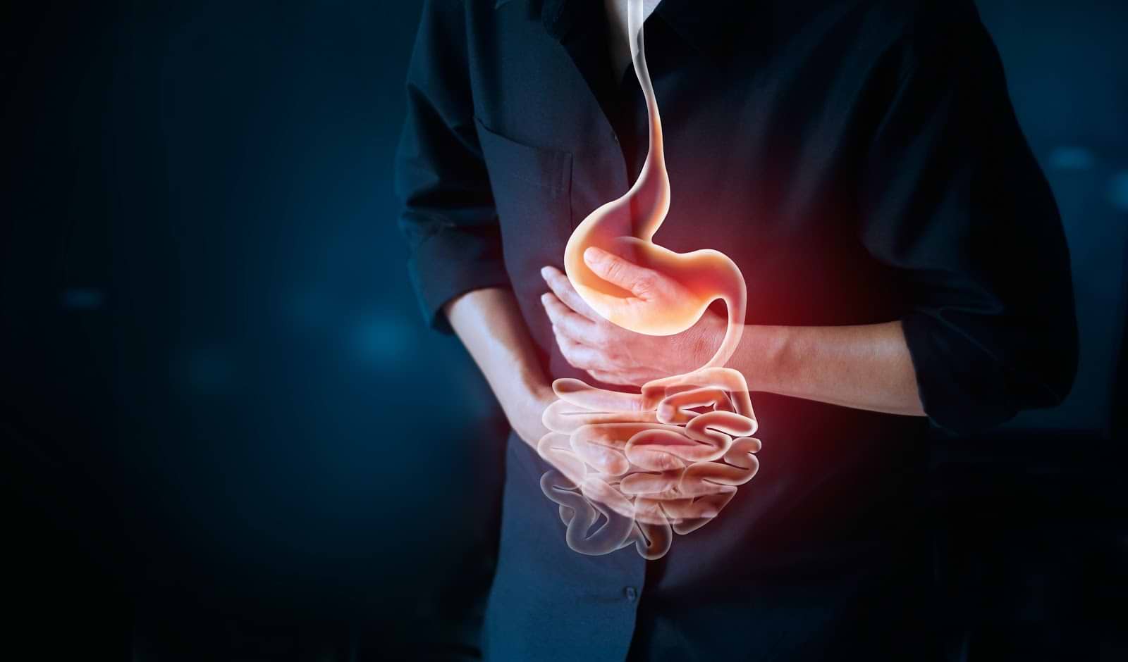 Restore Gut Health: Image of a person with a painful stomach ache