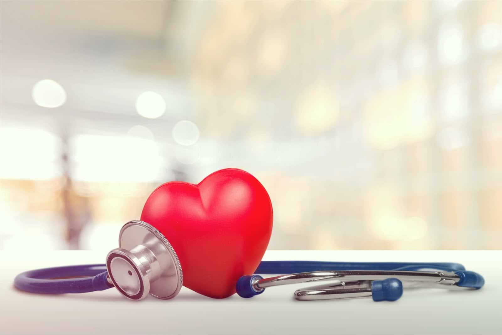 Benefits of collagen include heart health: Close-up of stethoscope