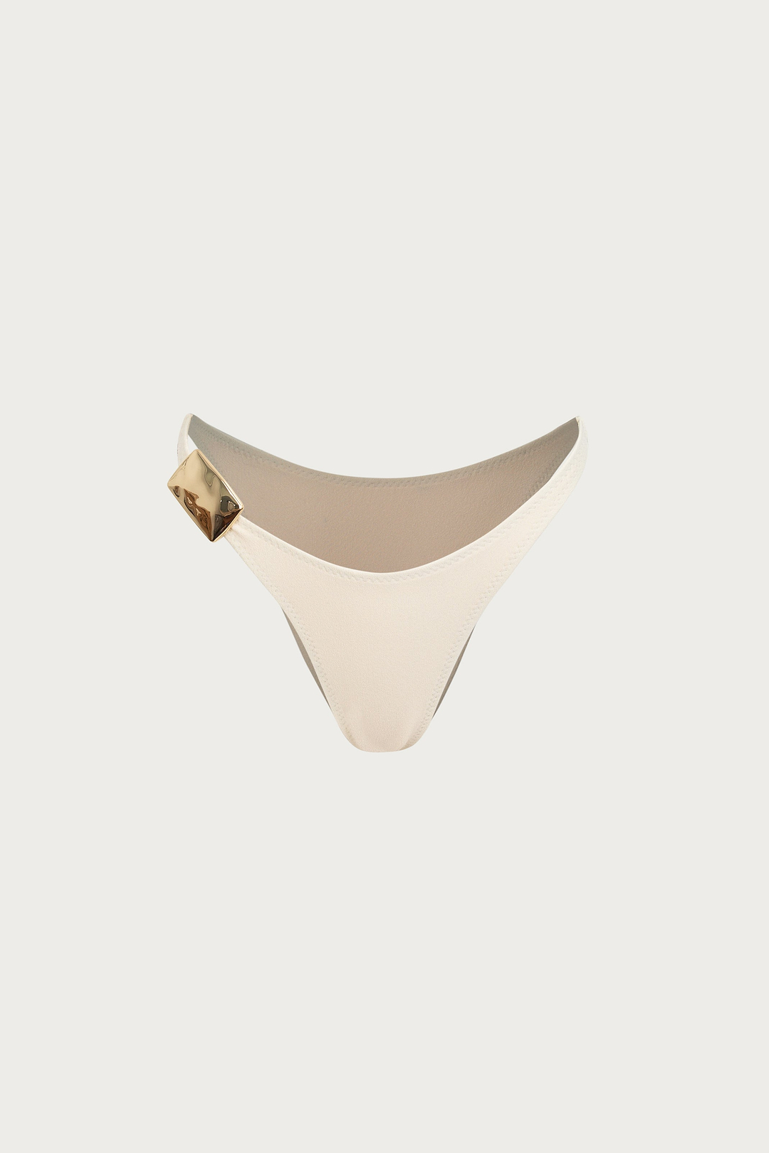 Hammered 90s Bottom (Faux Suede Cream)