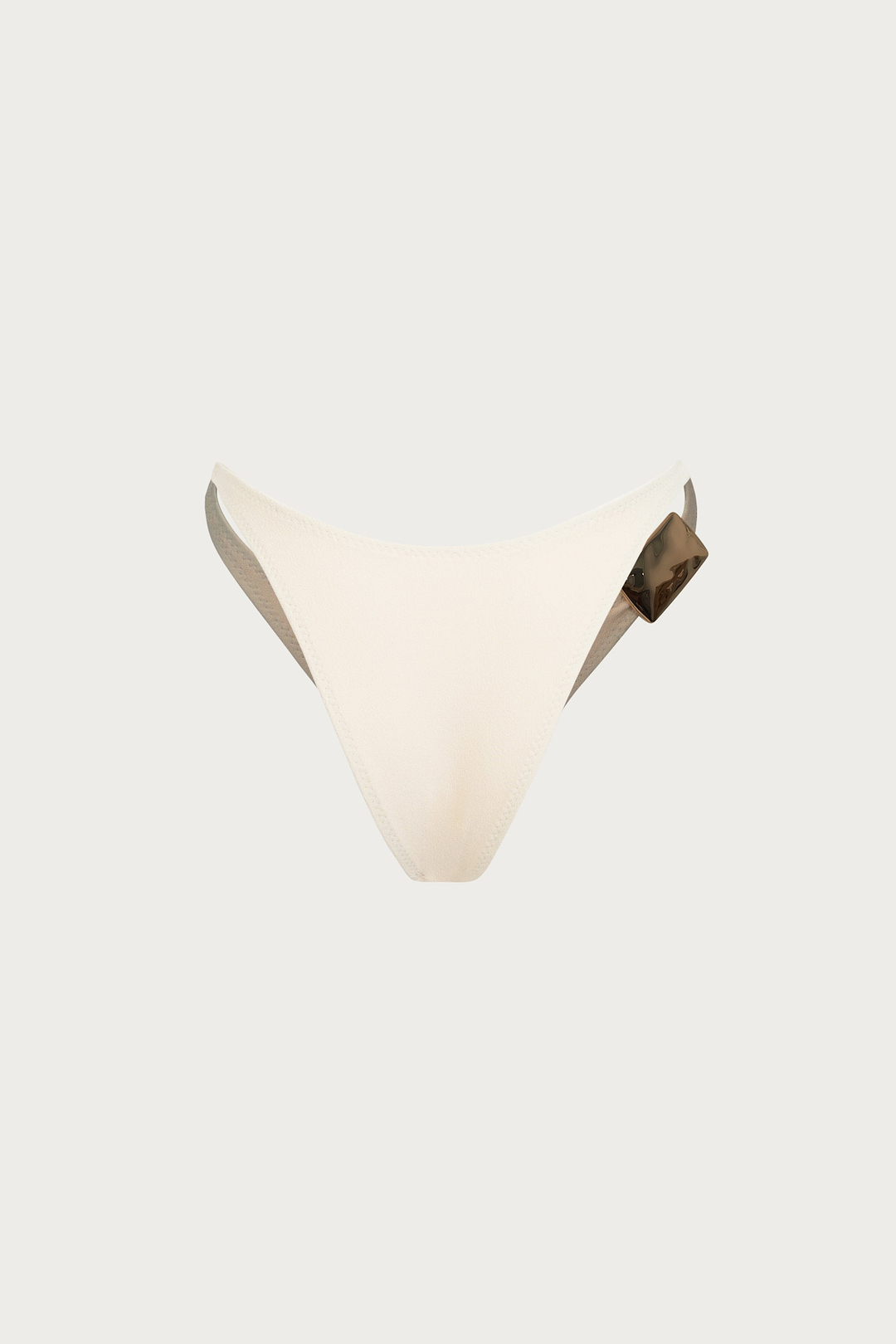 Hammered 90s Bottom (Faux Suede Cream)