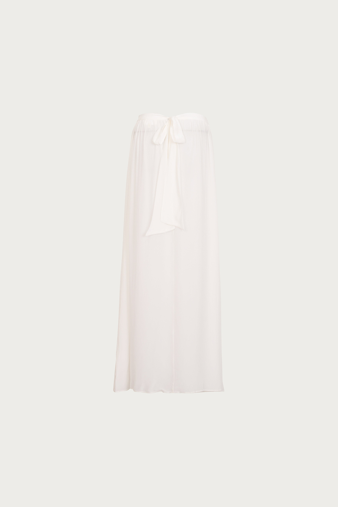 Chiffon Maxi Skirt (Cream)