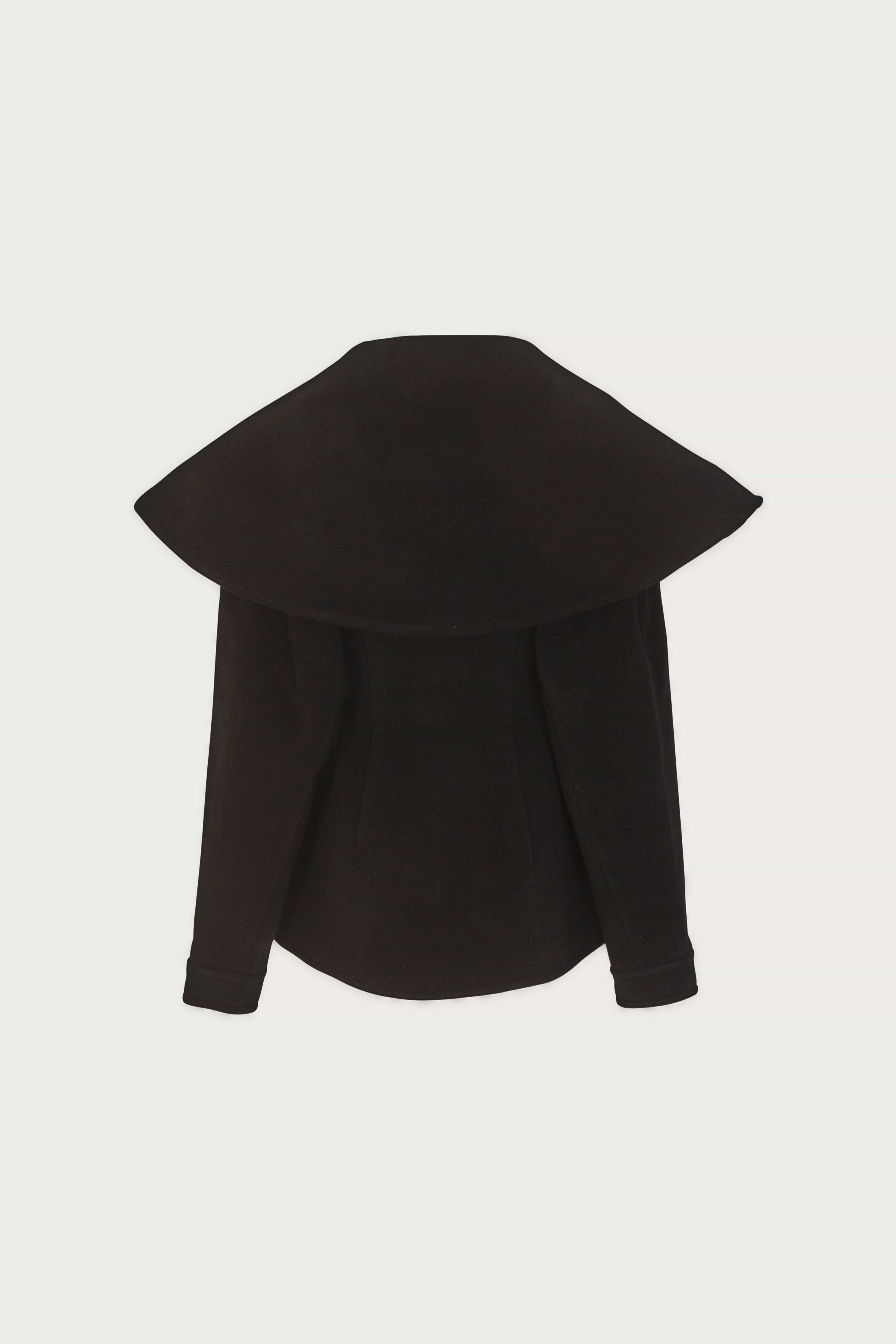 SAME | Short Wool Coat | Black | Women's Outerwear