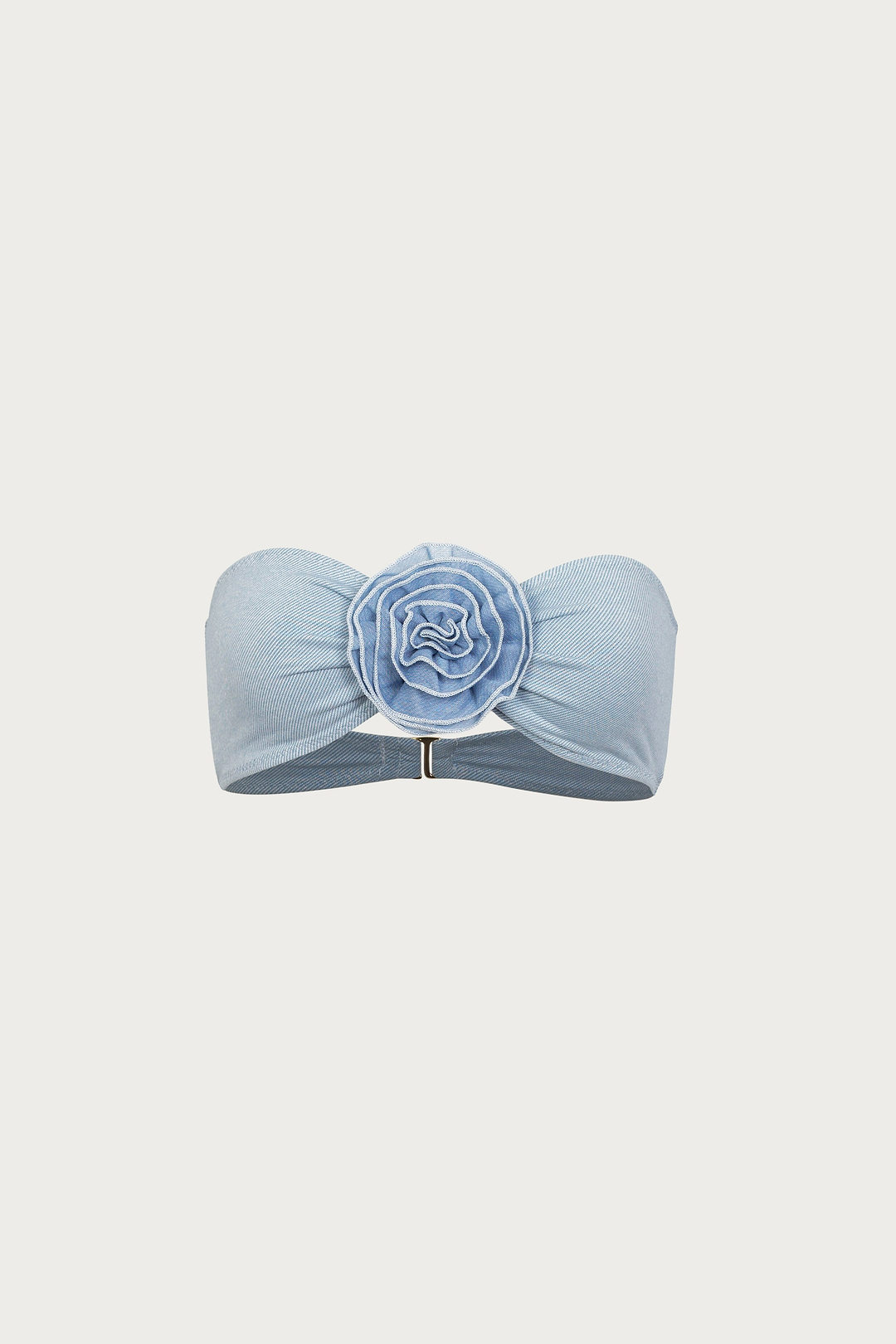 Rose Bandeau Top (Denim/Denim)