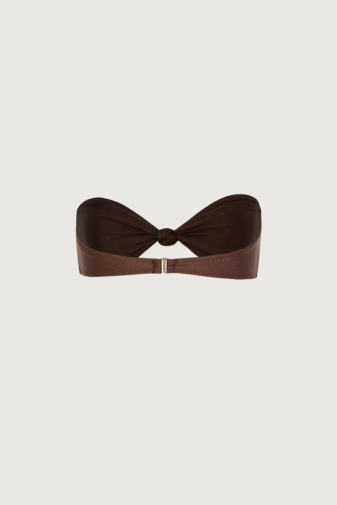 Knotted Bandeau Top (Chocolate Brown)