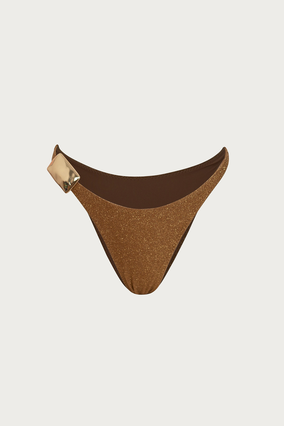 Hammered 90s Bottom (Mocha Shimmer Lurex)