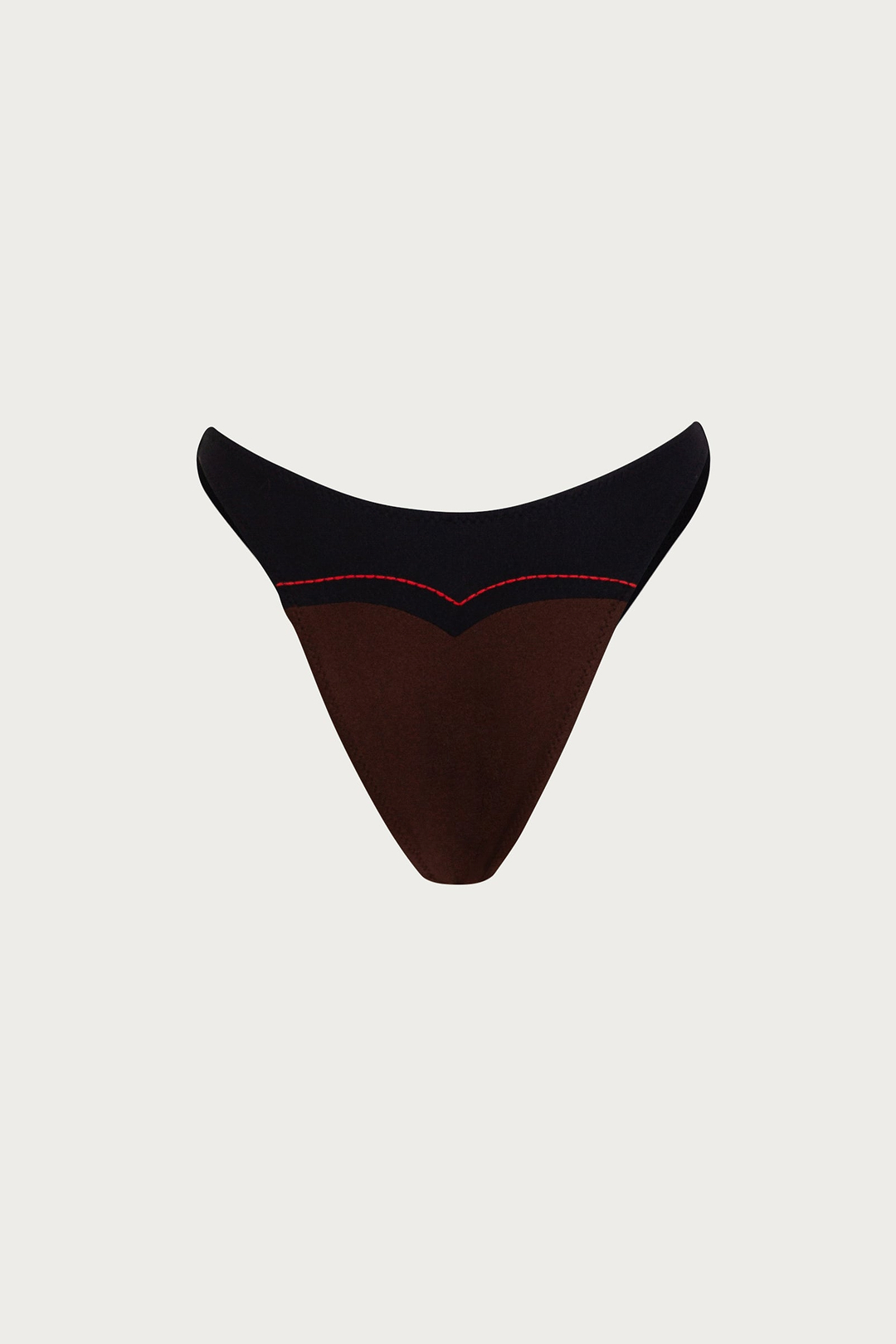 Western 90s Bottom (Brown/Faux Suede Black)