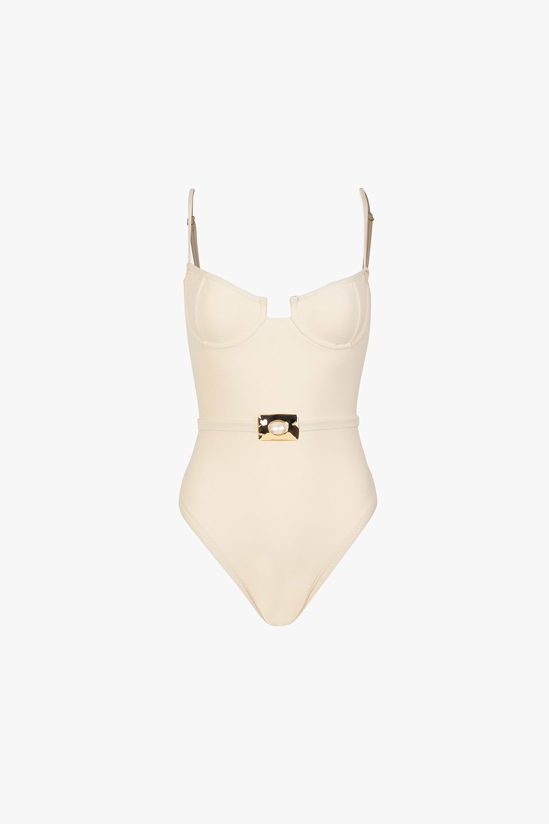 SAME Hammer Pearl One Piece | Faux Suede Cream | Women's One Piece