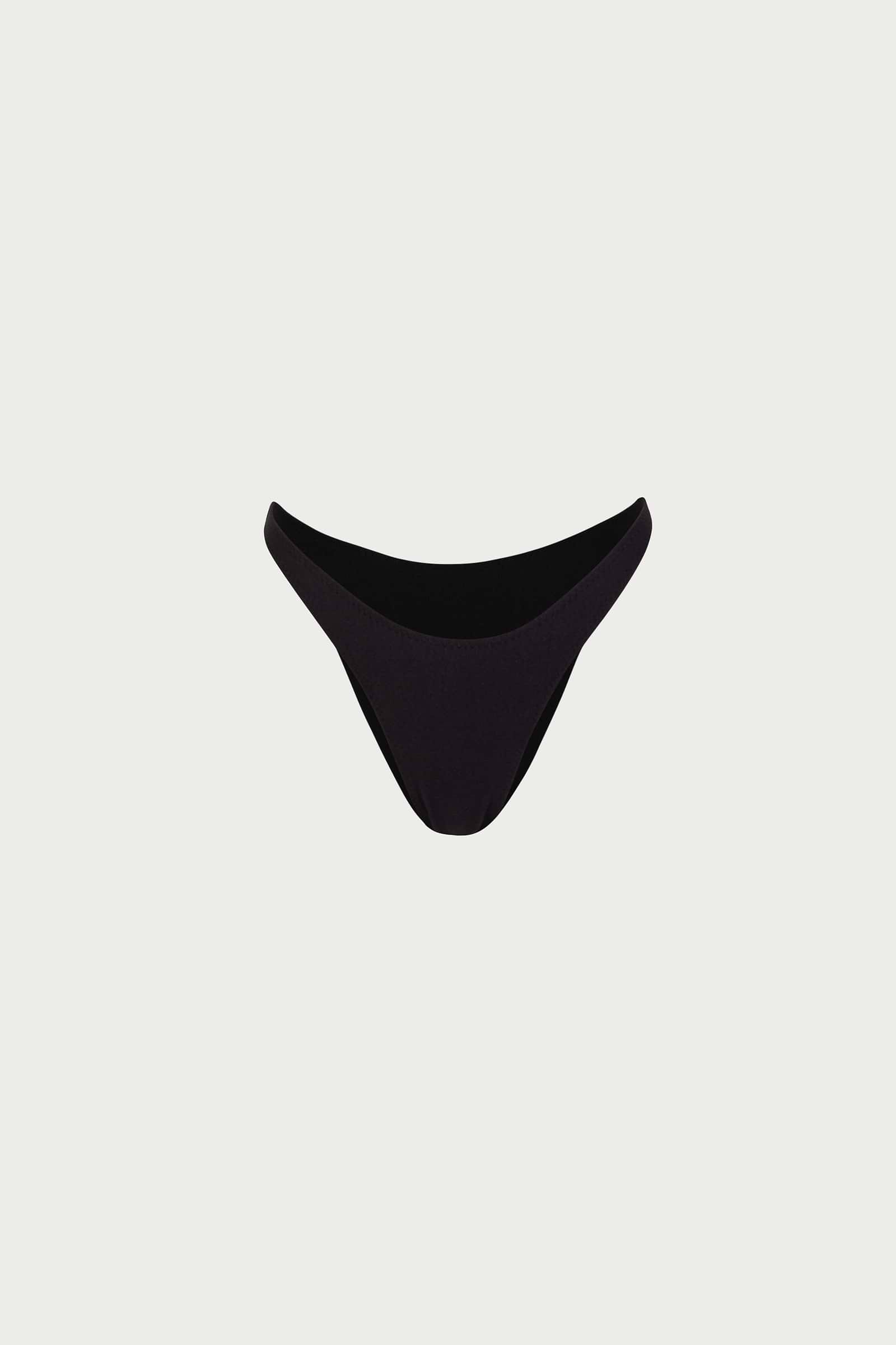 90s Bottom (Faux Suede Black)