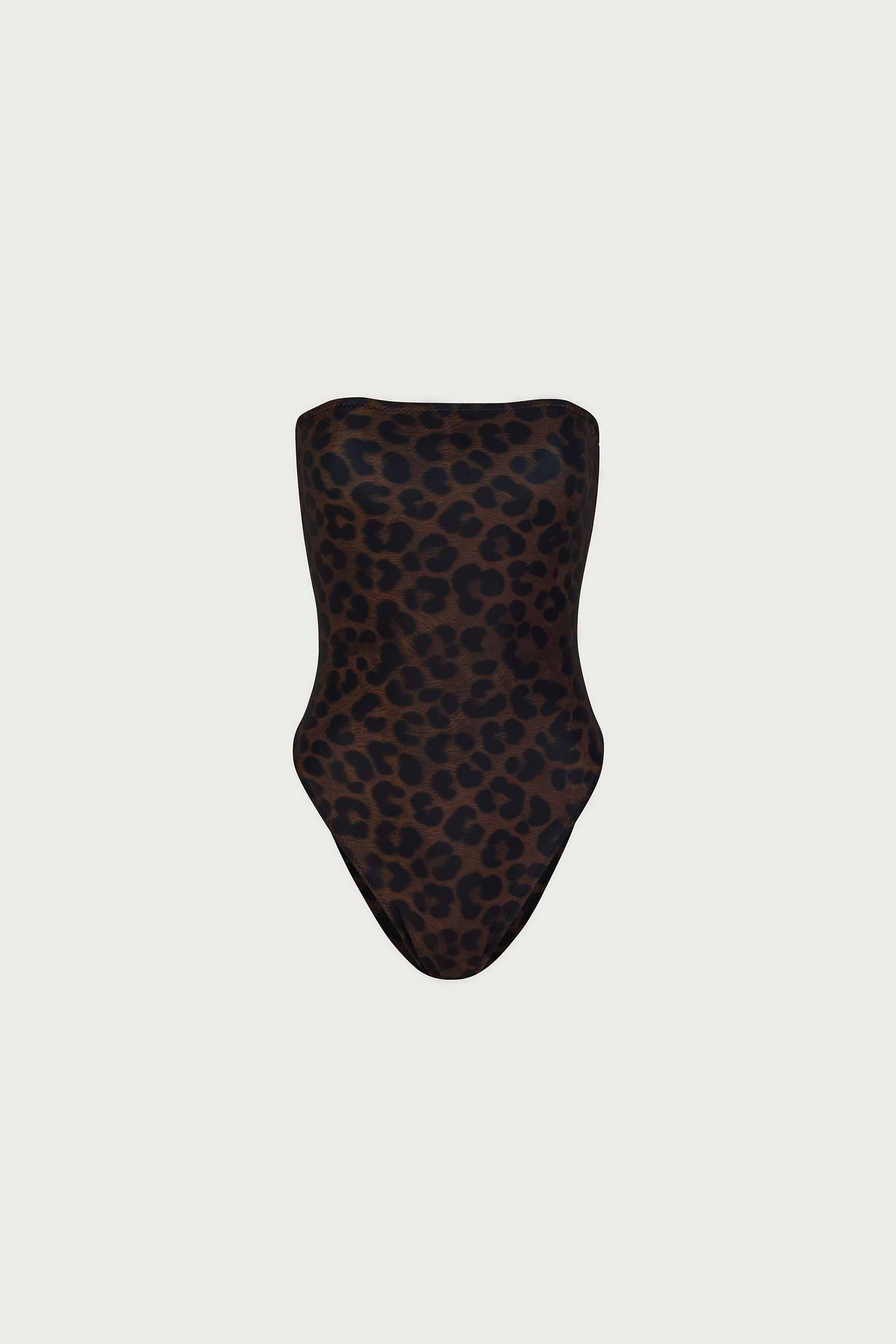 Strapless One Piece (Cheetah)