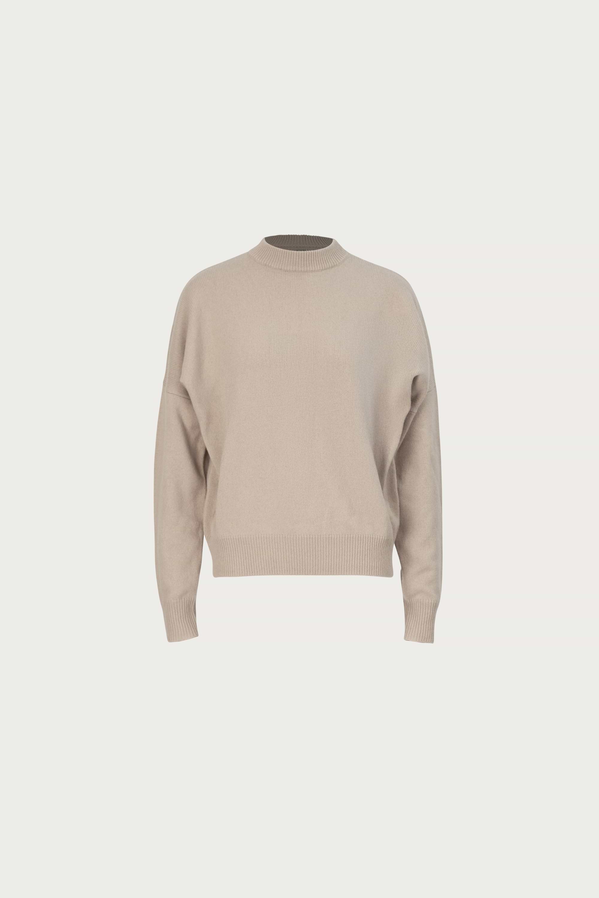 Lightweight Wool Sweater (Taupe)